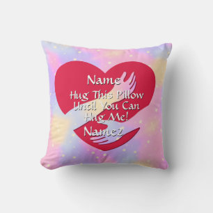 Namen toevoegen Wijzig alle teksthart totdat je Kussen