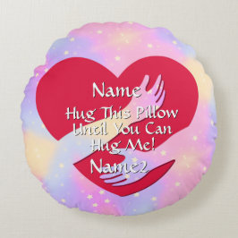 Namen toevoegen Wijzig alle teksthart totdat je Rond Kussen