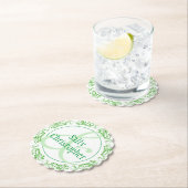 Namen van Bride en Bridegroom samen Kartonnen Onderzetters (Insitu)