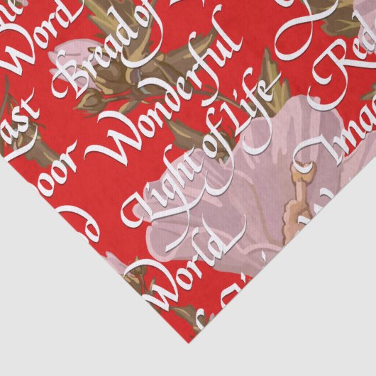 Namen van Christus / Kerstmis Tissuepapier (Detail)