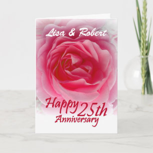NAMEN van de DOUANE - het 25ste Jubileum met Roze Kaart