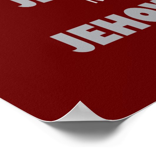 Namen van God Art Design Ter Scott Poster (Hoek)