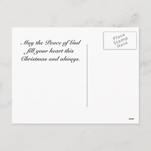 Namen van God Bijbel Verse Isaiah 9:6, Kerstmis Feestdagenkaart (Achterkant)