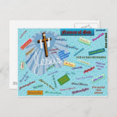 Namen van God Briefkaart (Voorkant / Achterkant)