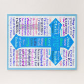 Namen van God en Jezus Legpuzzel (Horizontaal)