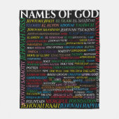 NAMEN VAN GOD FLEECE DEKEN (Voorkant)