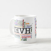 Namen van God-mok Koffiemok (Voorkant links)