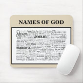 Namen van God op Tan Mousepad Muismat (Met muis)