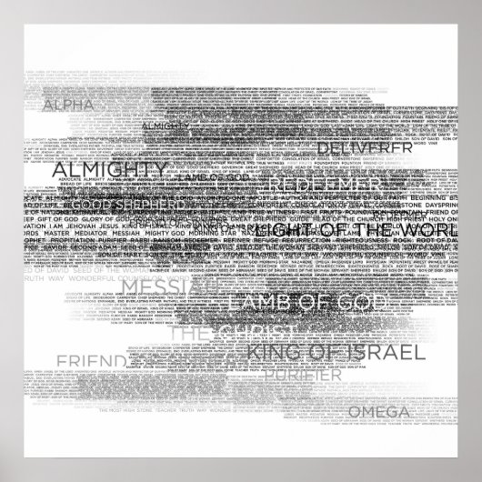 Namen van God Poster (Voorkant)