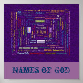 Namen van God-poster Poster (Voorkant)