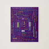 namen van God puzzel met tin Legpuzzel (Verticaal)