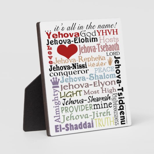 Namen van God-Subway Art Fotoplaat (Voorkant)