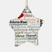 Namen van God-Subway Art Keramisch Ornament (Rechts)