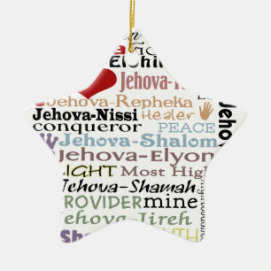 Namen van God-Subway Art Keramisch Ornament