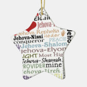 Namen van God-Subway Art Keramisch Ornament (Links)