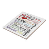 Namen van God-Subway Art Tegeltje (Zijkant)