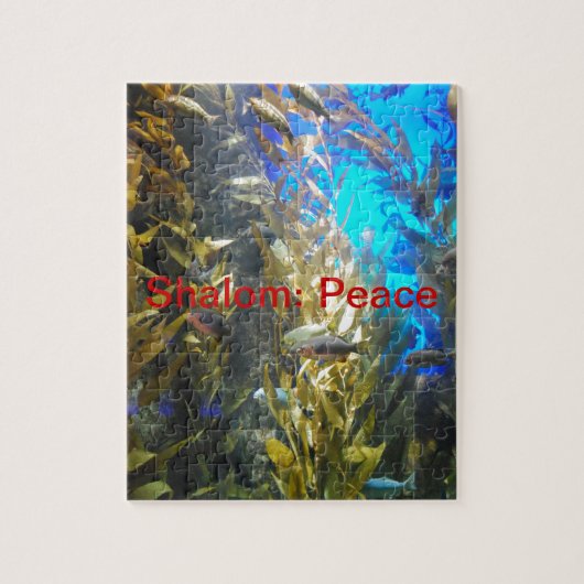 Namen van GOD w/Betekenis Shalom:Vrede Legpuzzel (Verticaal)