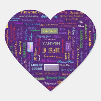 namen van Gods hart stickers