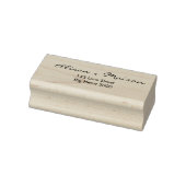 Namen van het koppel Aangepaste rubberen stempel & (Stempel)