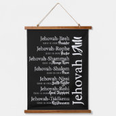 namen van Jehova Hangend Wandkleed (Voorkant)