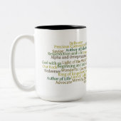 Namen van Jesus 15oz Coffee Mok (Links)