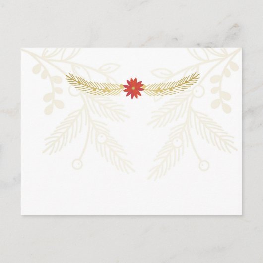 Namen van Jesus Advent Calendar Hoesje Briefkaart (Achterkant)