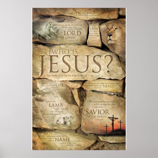 NAMEN VAN JESUS CHRIST - Christelijke Posters (Voorkant)