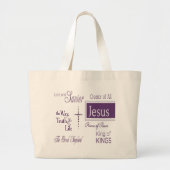 Namen van JESUS Christelijk Tas & Grocery Bag (Voorkant)