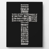 Namen van Jesus Cross Fotoplaat (Voorkant)