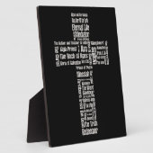 Namen van Jesus Cross Fotoplaat (Zijkant)