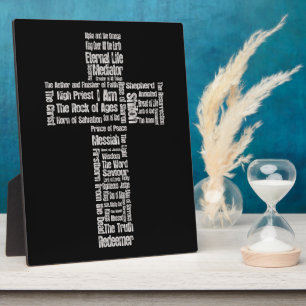 Namen van Jesus Cross Fotoplaat