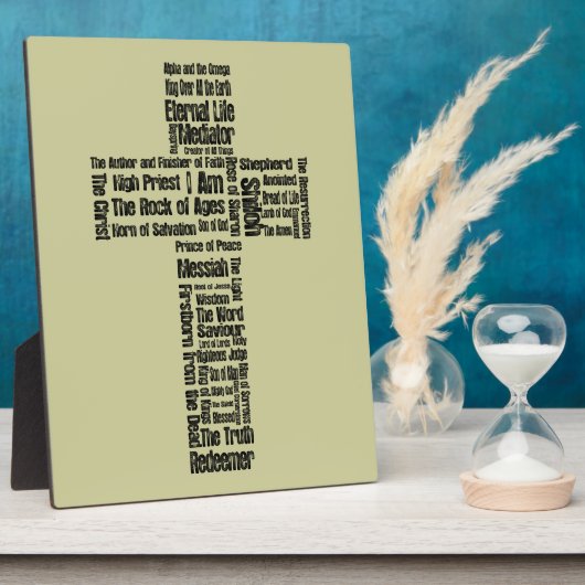 Namen van Jesus Cross Fotoplaat (Zijkant)