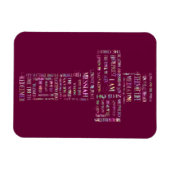 Namen van Jesus Cross Magneet (Horizontaal)