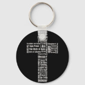 Namen van Jesus Cross Sleutelhanger (Voorkant)