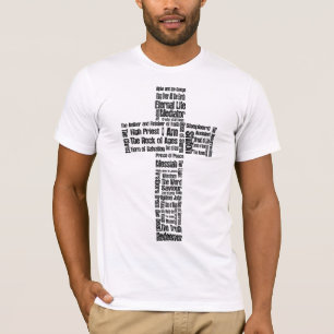 Namen van Jesus Cross T-shirt