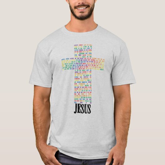 Namen van Jesus Cross T-shirt (Voorkant)