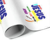 Namen van Jesus wrapping Paper Cadeaupapier (Rol Hoek)