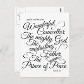 Namen van Jezus Christus Briefkaart (Voorkant / Achterkant)