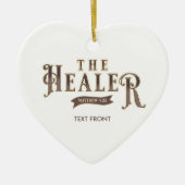 Namen van Jezus Christus "De Healer" Bijbel Schrif Keramisch Ornament (Voorkant)