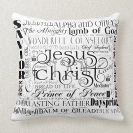 Namen van Jezus en fruit van de Spirit Pillow Kussen