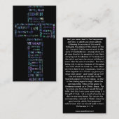 Namen van Jezus/Eph 2: 1-10 evangelkanaal Visitekaartje (Voorkant / Achterkant)