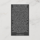 Namen van Jezus/Eph 2: 1-10 evangelkanaal Visitekaartje (Achterkant)