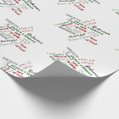 Namen van Jezus Kerst Wrapping Papier GRGB (Hoek)