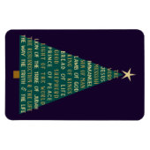 Namen van Jezus Kerstboom Magneet (Horizontaal)