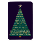 Namen van Jezus Kerstboom Magneet (Verticaal)