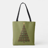 Namen van Jezus Kerstboom Tote Bag (Achterkant)