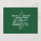 Namen van Jezus Kerstmis Briefkaart (Voorkant)