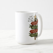  Namen van Jezus Kerstmis  Koffiemok (Voorkant rechts)