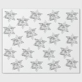 Namen van Jezus kerstpapier Cadeaupapier (Vlak)