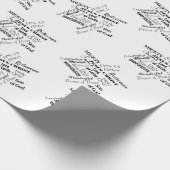 Namen van Jezus kerstpapier Cadeaupapier (Hoek)